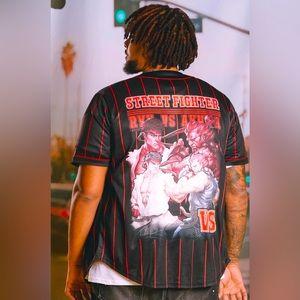 👕New Street Fighter Graphic Baseball Jersey